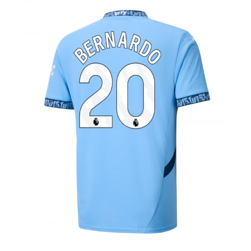 Pánský Fotbalový dres Manchester City Bernardo Silva #20 2024-25 Domácí Krátký Rukáv